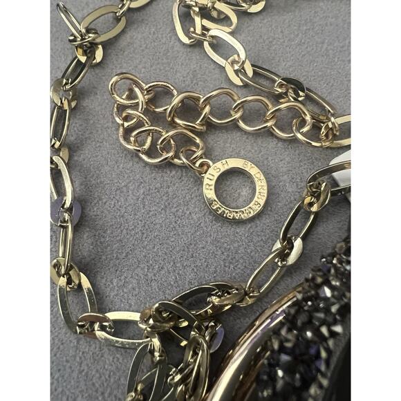 Vintage Rush By Denis And Charles Lucite Necklace. 42" - Picture 13 of 14